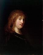 Portrait of Saskia van Uylenburg